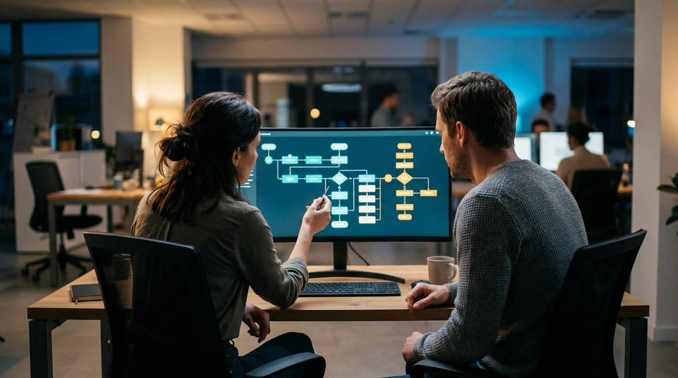 Equipo Unclia trabajando en automatización tareas pymes IA